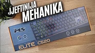 Electronics: MS ELITE C520 mehanička gejming tastatura - Potpuno mehanički tasteri at lalafo.rs — 1 Electronics: MS ELITE C520 mehanička gejming tastatura - Potpuno mehanički tasteri — 1