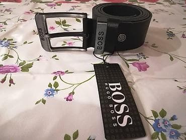 Novi muski kozni markirani kais Hugo Boss u crnoj boji. Zemlja porekla na lalafo.rs — 3 Novi muski kozni markirani kais Hugo Boss u crnoj boji. Zemlja porekla — 3