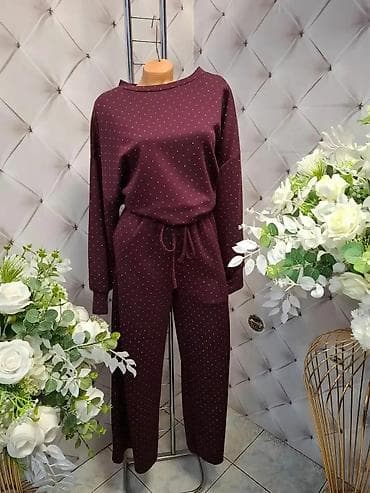 Ženski komplet – bluza i pantalone sa sitnim tačkicama. - Dva dela na lalafo.rs — 3 Ženski komplet – bluza i pantalone sa sitnim tačkicama. - Dva dela — 3