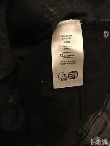 Original CHEAP MONDAY farmerice 33 98% cotton 2% elastin Polustruk na lalafo.rs — 5 Original CHEAP MONDAY farmerice 33 98% cotton 2% elastin Polustruk — 5