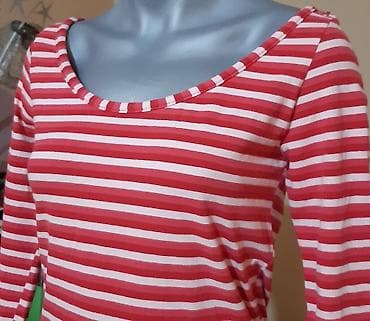 Elpida ženska majica na pruge - Model: dug rukav, širok poluokrugli na lalafo.rs — 2 Elpida ženska majica na pruge - Model: dug rukav, širok poluokrugli — 2