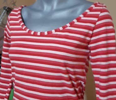 L, Pamuk, Prugasti, bоја - Crvena na lalafo.rs — 2 L, Pamuk, Prugasti, bоја - Crvena — 2