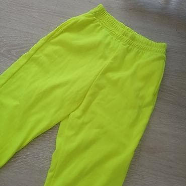 Neon žute trenerka/pantalone – uniseks - Model: jogger/sweatpants na lalafo.rs Neon žute trenerka/pantalone – uniseks - Model: jogger/sweatpants