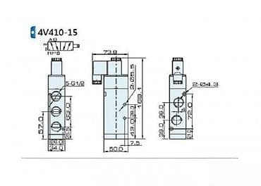 Pneumatic Tools & Compressors: Elektromagnetni pneumatski ventil 4V410-15 - Tip: 5/2 putni ventil at lalafo.rs — 2 Pneumatic Tools & Compressors: Elektromagnetni pneumatski ventil 4V410-15 - Tip: 5/2 putni ventil — 2