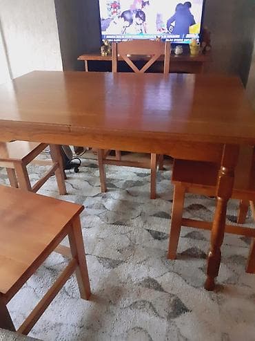 Prodajem trpezarijski sto (hrastovo drvo) masivan,bez na lalafo.rs — 1 Prodajem trpezarijski sto (hrastovo drvo) masivan,bez — 1