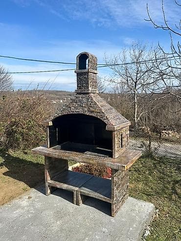 Vrtni roštilj/ognjište sa dimnjakom – masivna spoljašnja jedinica od na lalafo.rs — 3 Vrtni roštilj/ognjište sa dimnjakom – masivna spoljašnja jedinica od — 3