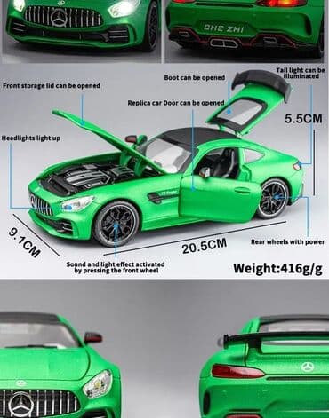 Autići: Naslov: Mercedes AMG GT metalni autić (zeleni) Definitivno igračka na lalafo.rs — 4 Autići: Naslov: Mercedes AMG GT metalni autić (zeleni) Definitivno igračka — 4