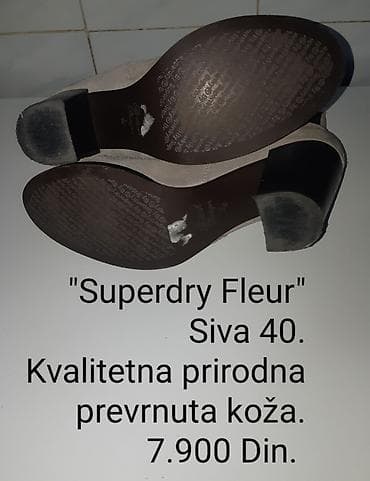 Original Superdry “Fleur” ženske gležnjače - Boja: siva - Veličina at lalafo.rs — 8 Original Superdry “Fleur” ženske gležnjače - Boja: siva - Veličina — 8