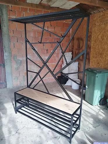 Table legs: Cipelarnik za predsoblje - A21 Materijal: Izrada od čeličnih kutija at lalafo.rs — 1 Table legs: Cipelarnik za predsoblje - A21 Materijal: Izrada od čeličnih kutija — 1