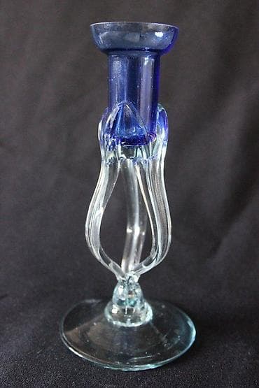 STARI STAKLENI SVEĆNJAK, RUČNI RAD, ALICJA | Stari stakleni na lalafo.rs — 7 STARI STAKLENI SVEĆNJAK, RUČNI RAD, ALICJA | Stari stakleni — 7