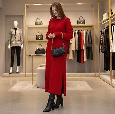 ✨ Trikotažna haljina dugi rukav i džemper ✨ 💰 Cena: 4.900 dinara 📏 at lalafo.rs — 1 ✨ Trikotažna haljina dugi rukav i džemper ✨ 💰 Cena: 4.900 dinara 📏 — 1