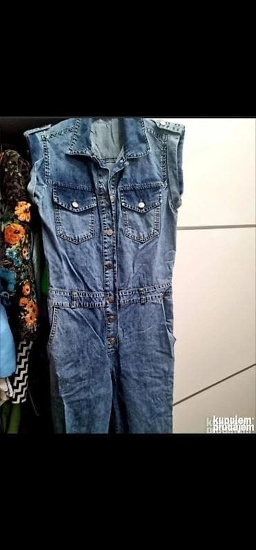 bermude teksas br: Turski kombinezon nošen jednom, 38 vel. Ženski teksas kombinezon bez na lalafo.rs — 1 bermude teksas br: Turski kombinezon nošen jednom, 38 vel. Ženski teksas kombinezon bez — 1