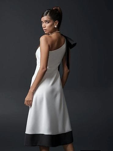 Elegantna asimetrična haljina na jedno rame Univerzalne velicine - na lalafo.rs — 2 Elegantna asimetrična haljina na jedno rame Univerzalne velicine - — 2