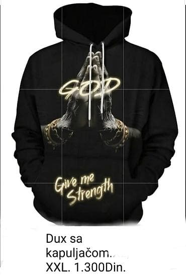 RAZNOVRSNE NOVI MUŠKI DUKSEVI SA KAPULJAČOM OD POLIESTERA na lalafo.rs — 3 RAZNOVRSNE NOVI MUŠKI DUKSEVI SA KAPULJAČOM OD POLIESTERA — 3