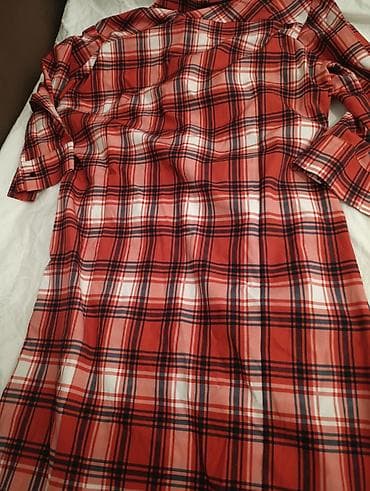 Duga košulja-haljina na kopčanje, brenda CMC WOMAN. - Model na lalafo.rs — 3 Duga košulja-haljina na kopčanje, brenda CMC WOMAN. - Model — 3