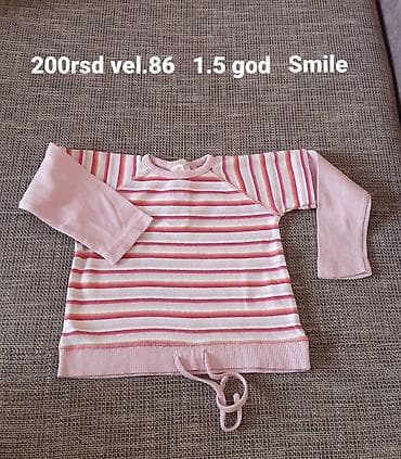 Dečija dukserica Smile, veličina 86 (za oko 1,5 godinu). - Boja na lalafo.rs — 1 Dečija dukserica Smile, veličina 86 (za oko 1,5 godinu). - Boja — 1