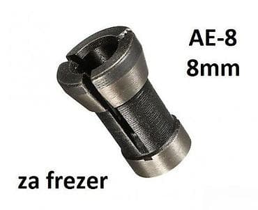 cepaci za drva: Stezna čaura za frezer AE-8, 8 mm - Tip: stezna čaura (kollet) za na lalafo.rs — 2 cepaci za drva: Stezna čaura za frezer AE-8, 8 mm - Tip: stezna čaura (kollet) za — 2