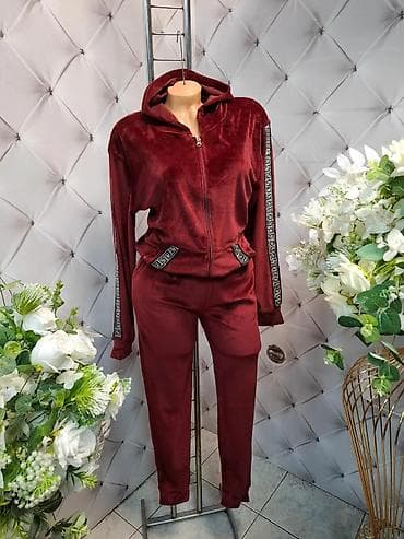 Velicine M/L,XL/XXLŽenski komplet trenerke sa kapuljačom – meki velur na lalafo.rs — 2 Velicine M/L,XL/XXLŽenski komplet trenerke sa kapuljačom – meki velur — 2