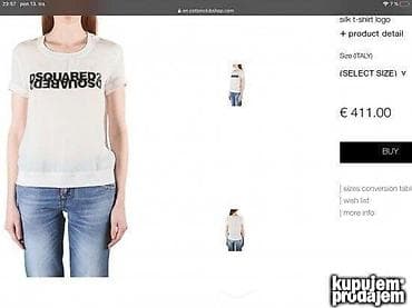 Original DSQUARED2 majica M 100% Cotton Ramena 45/46cm, duzina na lalafo.rs — 4 Original DSQUARED2 majica M 100% Cotton Ramena 45/46cm, duzina — 4