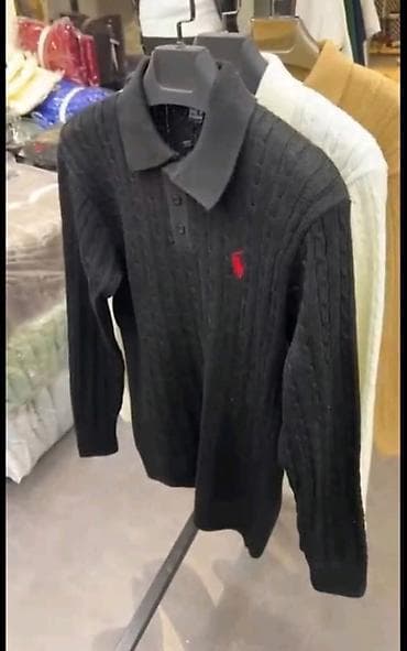 Pleteni džemper s kragnom na kopčanje (polo stil) - Materijal na lalafo.rs — 4 Pleteni džemper s kragnom na kopčanje (polo stil) - Materijal — 4