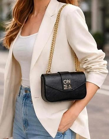 Elegantna ženska crossbody/shoulder torbica sa zlatnim lancem - at lalafo.rs — 4 Elegantna ženska crossbody/shoulder torbica sa zlatnim lancem - — 4