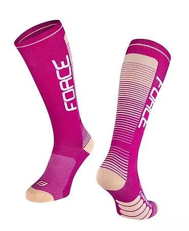 Sportswear: ČARAPE FORCE COMPRESS, LJUBIČASTO-KAJSIJA L-XL / 42-47 | Elastične at lalafo.rs — 2 Sportswear: ČARAPE FORCE COMPRESS, LJUBIČASTO-KAJSIJA L-XL / 42-47 | Elastične — 2