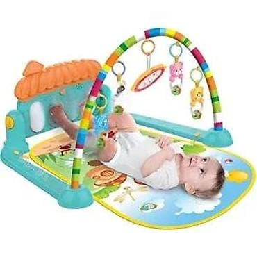 Podloge za igru: Muzička bebi gimnastika – podloga sa lukom i igračkama - Šarena na lalafo.rs — 4 Podloge za igru: Muzička bebi gimnastika – podloga sa lukom i igračkama - Šarena — 4