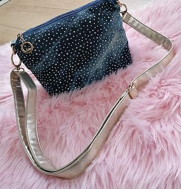 Prelepa tašnica, teksas sa cirkonima uvoz francuska savrsena unikat na lalafo.rs — 3 Prelepa tašnica, teksas sa cirkonima uvoz francuska savrsena unikat — 3