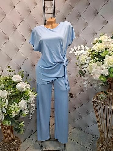 Damski komplet – bluza i pantalone širokog kroja - Moderan dvodelni na lalafo.rs Damski komplet – bluza i pantalone širokog kroja - Moderan dvodelni