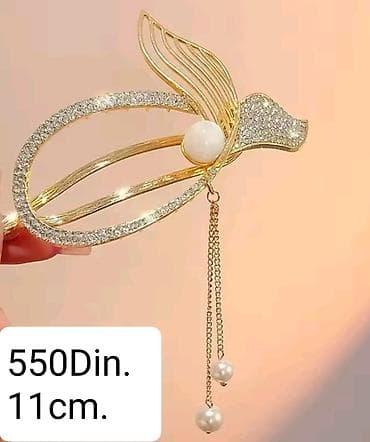 PRELEPA ELEGANTNA ŠNALA ZA KOSU SA CIRKONIMA OD METALA at lalafo.rs — 1 PRELEPA ELEGANTNA ŠNALA ZA KOSU SA CIRKONIMA OD METALA — 1