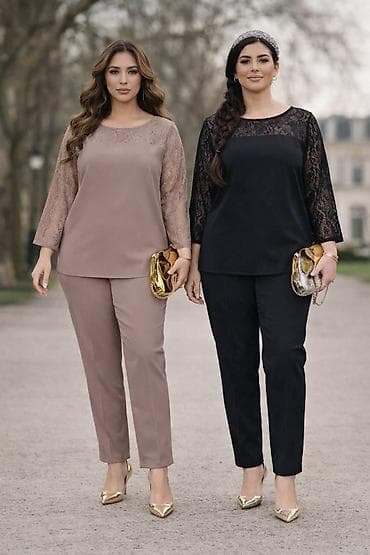 Women's Clothing: 03. L. 💃 Komplet za punije dame Elegantno, udobno i savršeno za svaku at lalafo.rs — 2 Women's Clothing: 03. L. 💃 Komplet za punije dame Elegantno, udobno i savršeno za svaku — 2