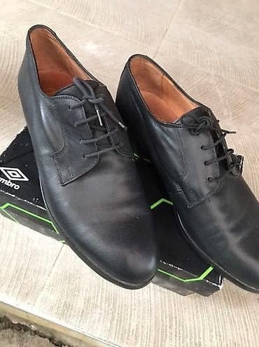 Muške elegantne cipele – crne, klasičan model na pertlanje (derby) na lalafo.rs — 3 Muške elegantne cipele – crne, klasičan model na pertlanje (derby) — 3