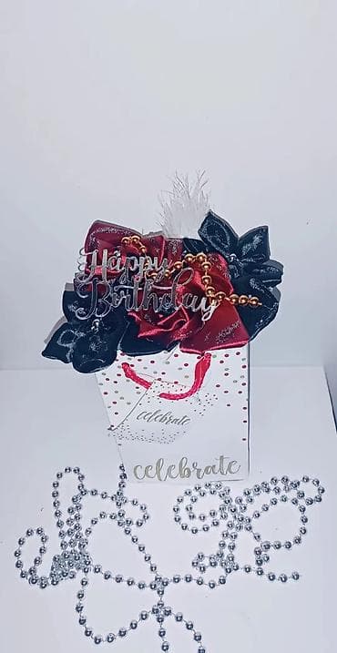 Dekorativna poklon-kutija sa cvetnim aranžmanom - Elegantna kartonska na lalafo.rs — 6 Dekorativna poklon-kutija sa cvetnim aranžmanom - Elegantna kartonska — 6