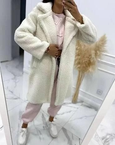 Ženski teddy kaput sa kapuljačom - Model: dugi teddy/šerpa kaput do na lalafo.rs — 2 Ženski teddy kaput sa kapuljačom - Model: dugi teddy/šerpa kaput do — 2