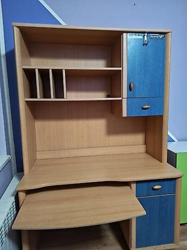 Kancelarijski stolovi: Radni/računarski sto sa nadgradnjom - Materijal: iverica/medijapan u na lalafo.rs — 10 Kancelarijski stolovi: Radni/računarski sto sa nadgradnjom - Materijal: iverica/medijapan u — 10