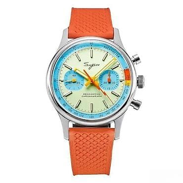 Sugess Chrono Heritage S387 -Pilot- 40mm - Plava/Narandzasta Sugess na lalafo.rs — 4 Sugess Chrono Heritage S387 -Pilot- 40mm - Plava/Narandzasta Sugess — 4