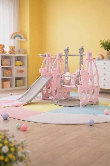 🎠 Ljuljaška + Tobogan + Koš 3u1 – NOVO 🎯 dečiji set 3u1 – ljuljaška at lalafo.rs — 2 🎠 Ljuljaška + Tobogan + Koš 3u1 – NOVO 🎯 dečiji set 3u1 – ljuljaška — 2
