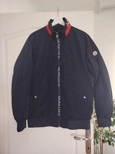 Moncler muška jakna – tamnoplava vel. M - Model sa visokim kragnom i na lalafo.rs — 1 Moncler muška jakna – tamnoplava vel. M - Model sa visokim kragnom i — 1