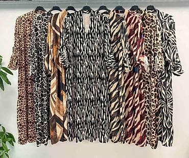 Dugačka ženska haljina sa animal printom - Kroj: maxi dužina, široka na lalafo.rs — 3 Dugačka ženska haljina sa animal printom - Kroj: maxi dužina, široka — 3