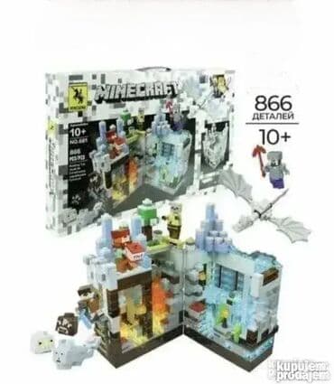 Minecraft 866 Delova i LED Svetlom - Bela Tvrđava Specifikacije: 🧩 na lalafo.rs Minecraft 866 Delova i LED Svetlom - Bela Tvrđava Specifikacije: 🧩