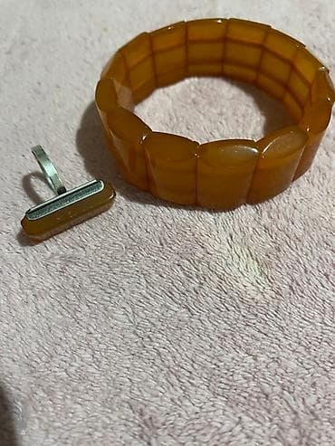 Set narukvica + prsten u boji mednog ćilibara 💍 Prsten od ćilibara at lalafo.rs — 1 Set narukvica + prsten u boji mednog ćilibara 💍 Prsten od ćilibara — 1