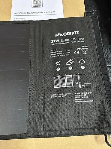 Mobile Phones & Accessories: CRIVIT preklopni solarni punjač – 21 W - Brzo i efikasno punjenje at lalafo.rs — 6 Mobile Phones & Accessories: CRIVIT preklopni solarni punjač – 21 W - Brzo i efikasno punjenje — 6