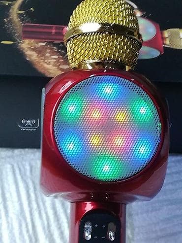 Electronics: Bežični karaoke mikrofon sa ugrađenim zvučnikom i LED osvetljenjem - at lalafo.rs — 6 Electronics: Bežični karaoke mikrofon sa ugrađenim zvučnikom i LED osvetljenjem - — 6