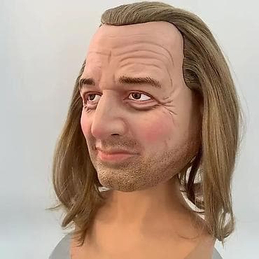 Realistična silikonska maska sa perikom – celoglava - Materijal na lalafo.rs — 2 Realistična silikonska maska sa perikom – celoglava - Materijal — 2