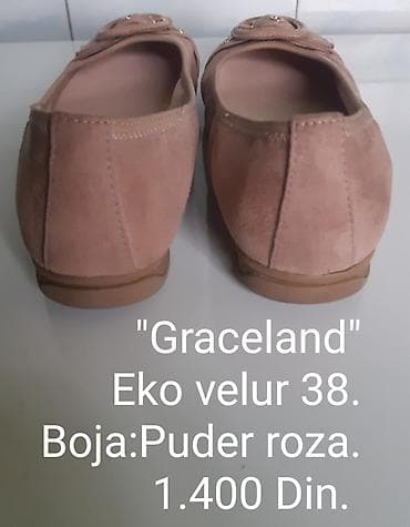 Graceland baletanke – eko velur - Veličina: 38 - Boja: puder roze - at lalafo.rs — 6 Graceland baletanke – eko velur - Veličina: 38 - Boja: puder roze - — 6