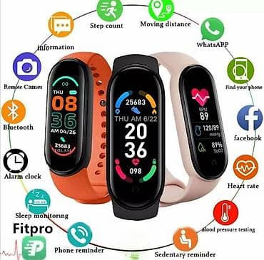 Smart Fitnes narukvica model M6 Smart Band M6 – Pametna narukvica/sat na lalafo.rs — 1 Smart Fitnes narukvica model M6 Smart Band M6 – Pametna narukvica/sat — 1