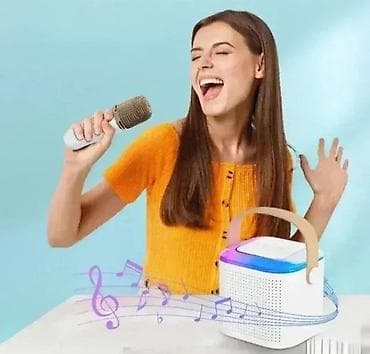 Mini karaoke zvučnik i mikrofon Dobro došli u Davidov shop — online na lalafo.rs — 1 Mini karaoke zvučnik i mikrofon Dobro došli u Davidov shop — online — 1