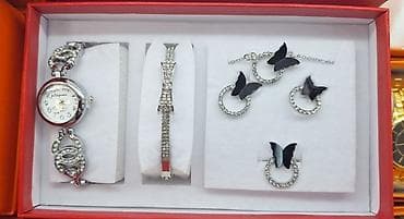 Ženski poklon-setovi nakita sa satom - Elegantni setovi u luksuznoj na lalafo.rs — 3 Ženski poklon-setovi nakita sa satom - Elegantni setovi u luksuznoj — 3