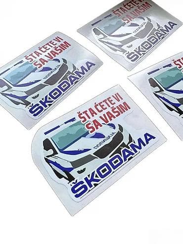 Transport: Šta ćete vi sa vašim škodama nalepnice za automobile-1873 📌 opis at lalafo.rs — 2 Transport: Šta ćete vi sa vašim škodama nalepnice za automobile-1873 📌 opis — 2