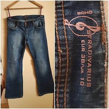 Stradivarius „Boho“ ženske farmerke - Model: blago zvoncare (šire na lalafo.rs — 1 Stradivarius „Boho“ ženske farmerke - Model: blago zvoncare (šire — 1